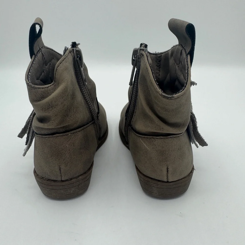 Wonder Nation Toddler Girls'‎ Fashion Taupe Cowboy Boots Size 4